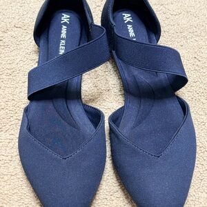 Anne Klein Women's Dark Blue Flats